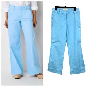 NWT J.Crew Favorite Fit Classic Twill Chino Wise Leg Baggy Pants Baby Blue
